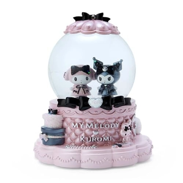 Sanrio MeloKuro Kawaii Glowing Snow Globe from Japan New