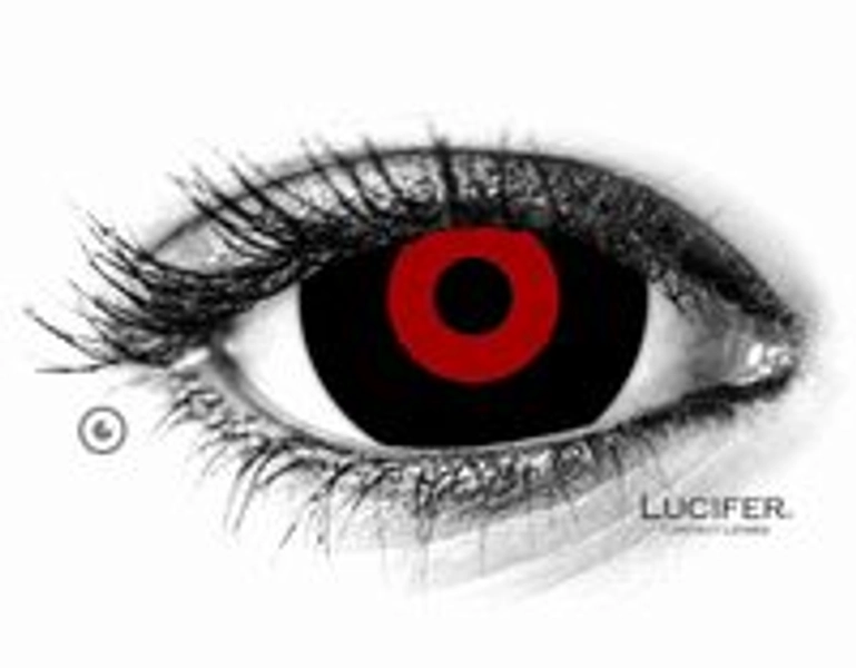 Mini Black and Red Sclera contact lenses