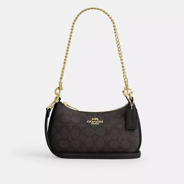 BIRTHDAY? 😭Teri Mini Crossbody Bag In Signature Canvas