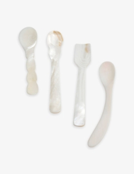 Mother-of-pearl spoon set
