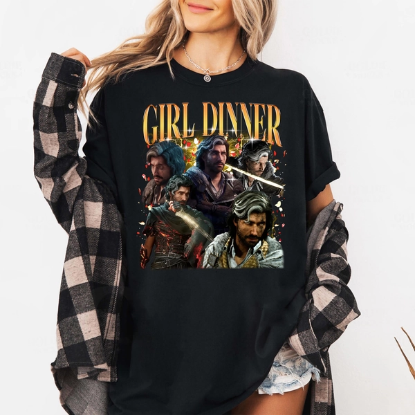 Verso Clair Obscur Expedition 33 Girl Dinner Shirt: Unisex Cotton Tee