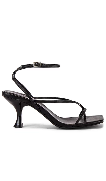 Jeffrey Campbell Fluxx Sandal in Black. - size 5.5