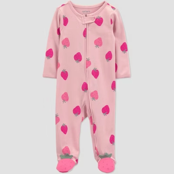 Carter's Just One You® Baby Girls' Strawberry Sleep N' Play - Pink Newborn