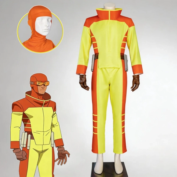 female Invincible Rex Splode Cosplay Costumes Yellow Uniform Halloween Party Outfit For Men - AliExpress