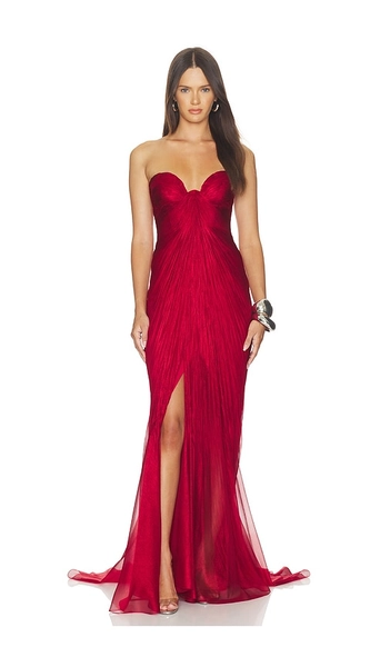Maria Lucia Hohan Salima Dress in Red. - size 36/4