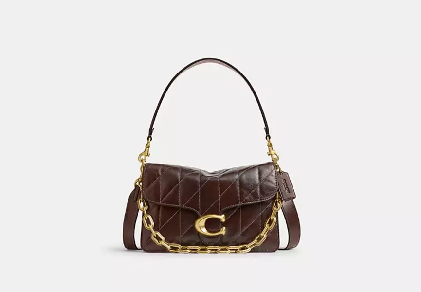 Chain Tabby Shoulder Bag With Quilting