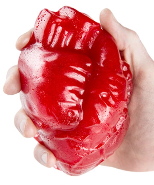 World’s Largest Gummy Heart: Delicious and realistic-looking human heart candy.