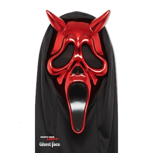 Ghostface Chrome Devil Mask | Mad About Horror, UK Stock