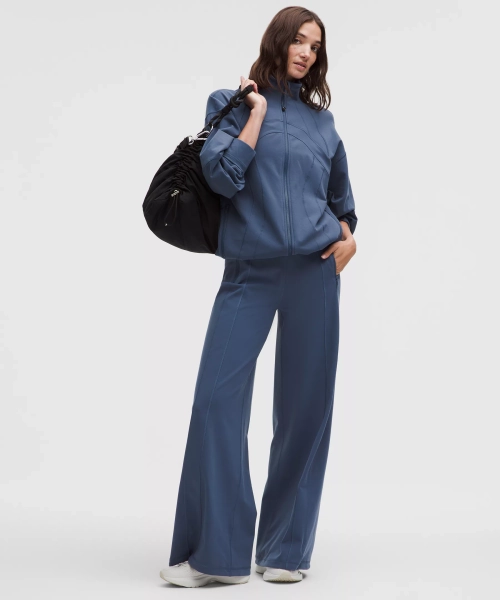 Define High-Rise Wide-Leg Pant *Luon - Blue Twill - XXXS