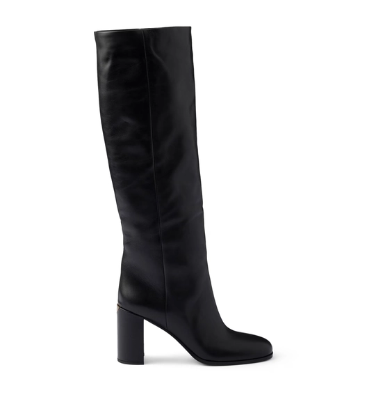 Prada Leather Knee-High Boots