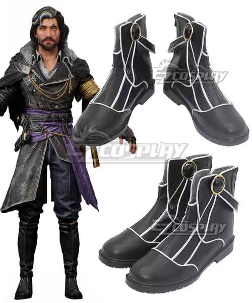 Clair Obscur: Expedition 33 Verso Black Cosplay Shoes