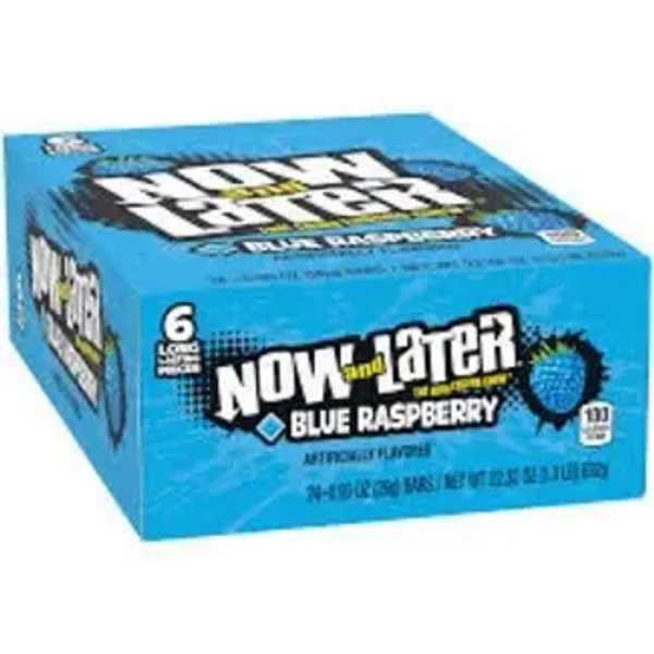 Now & Later Now & Later Blue Raspberry 26g (6pc)