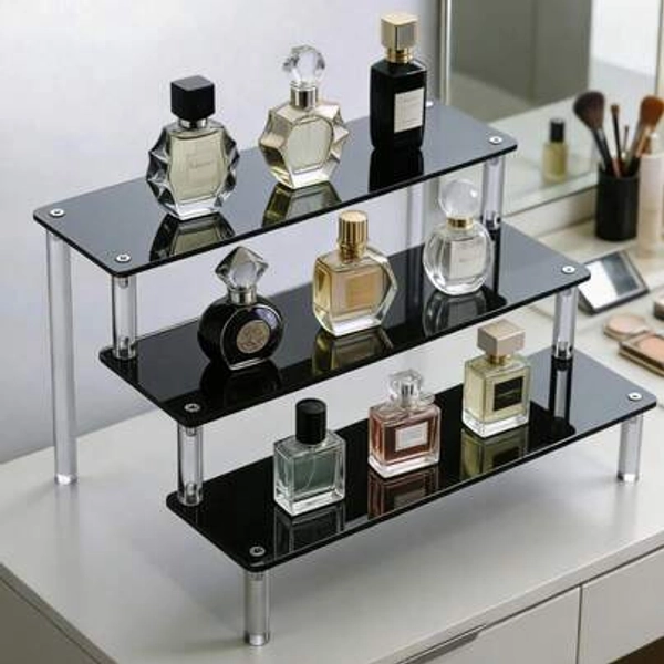 Black Acrylic Perfume Display Stand