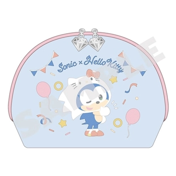 SONIC & FRIENDS×Sanrio characters ポーチ＜ソニック×ハローキティ＞