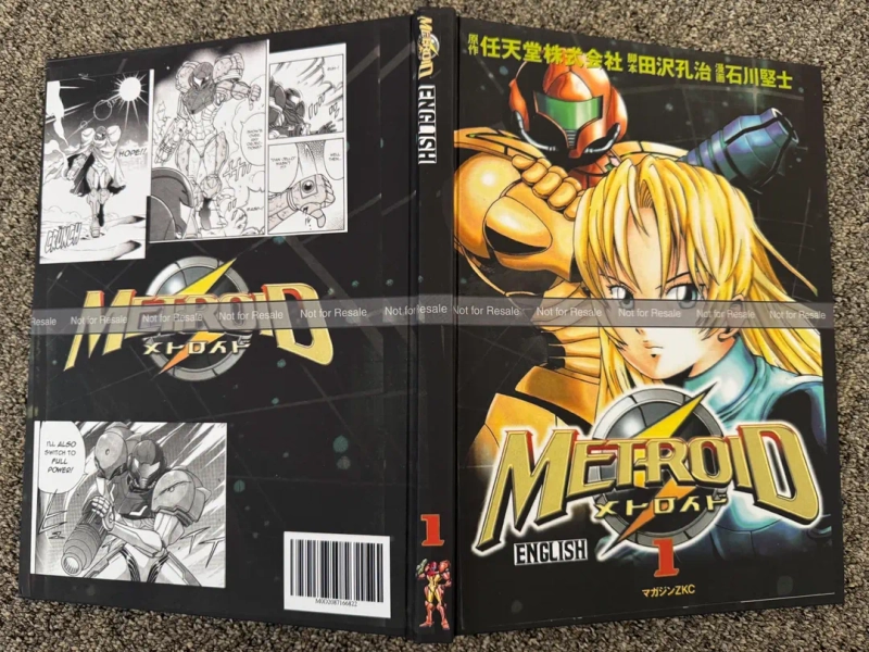 Metroid Manga Part 1 CUSTOM Hardcover Reproduction Matte Finish English Translated - Etsy