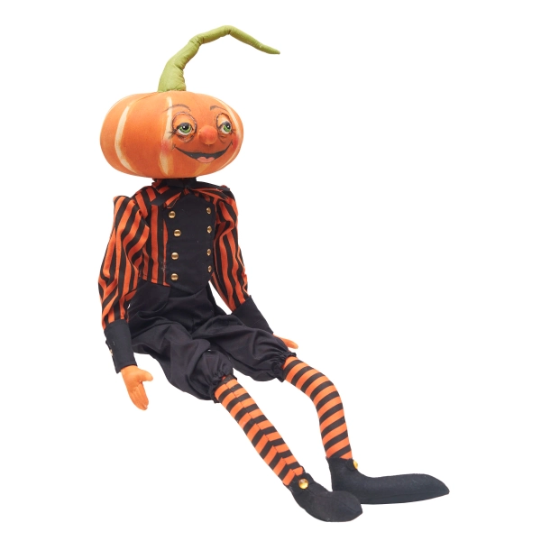 Joe Spencer pumpkin head doll π
