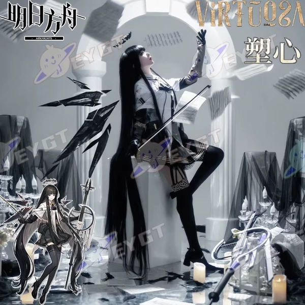 Game Arknights Virtuosa Cosplay Costume Uniform Halloween Carnival Party Christmas Play Role Clothes Clothing - AliExpress 200000532