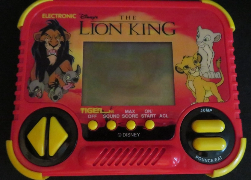 VINTAGE DISNEY LION KING TIGER ELECTRONICS HANDHELD VIDEO GAME 1994 (BATTS INCL)