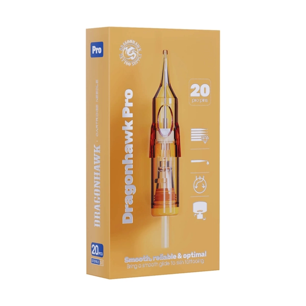 Dragonhawk Pro Tattoo Patronen Nadeln - Packung mit 20