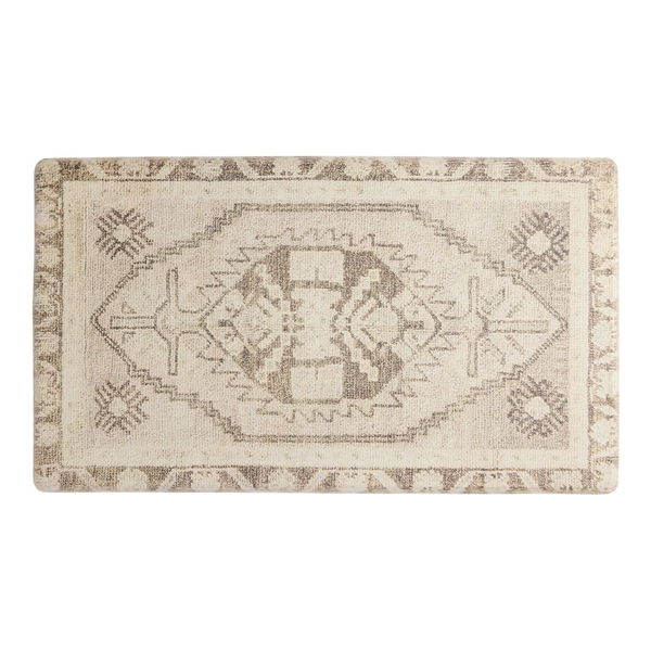 Neutral Colors Traditional Style Nonslip Kitchen Floor Mat