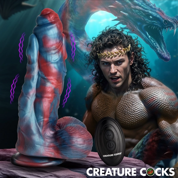 Hydra X Vibrating Silicone Dildo - Creature Cocks