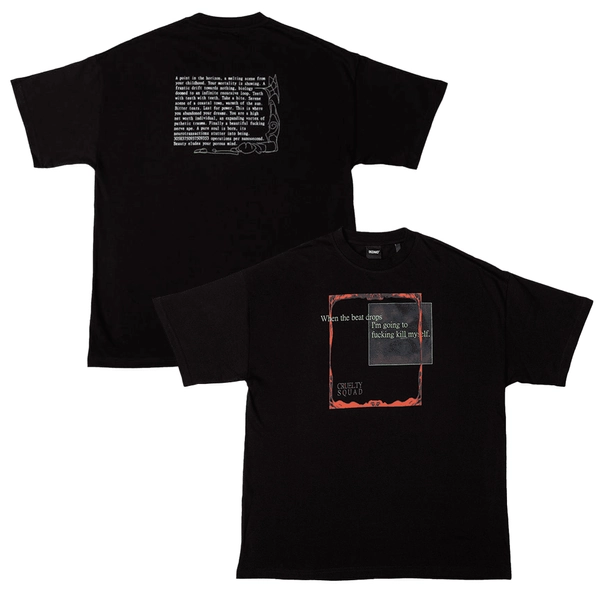 Cruelty Squad Merch T-Shirt When The Beat Drops Tee Cruelty Squad Shirt