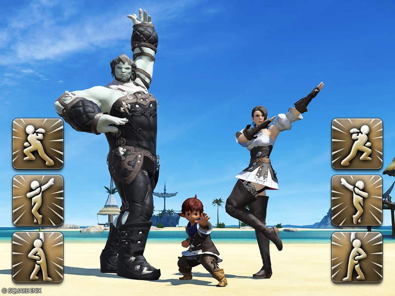 Emote: Go Go Posing Ranger Pose Set | FINAL FANTASY XIV Online Store