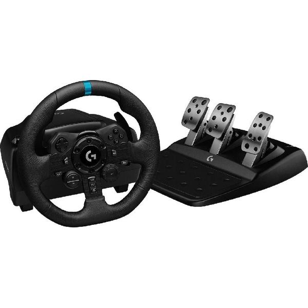 Logitech G923 True Force Sim Racing Wheel + Pedals Wired Black - Jarir Bookstore KSA