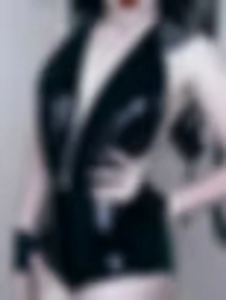 Latex Plunge Bodysuit