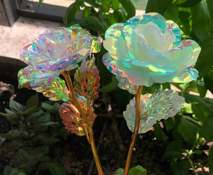 FFXIV Elpis Glow in the Dark Holographic Flower, FF14 Endwalker Inspired Cosplay Accessory - Etsy
