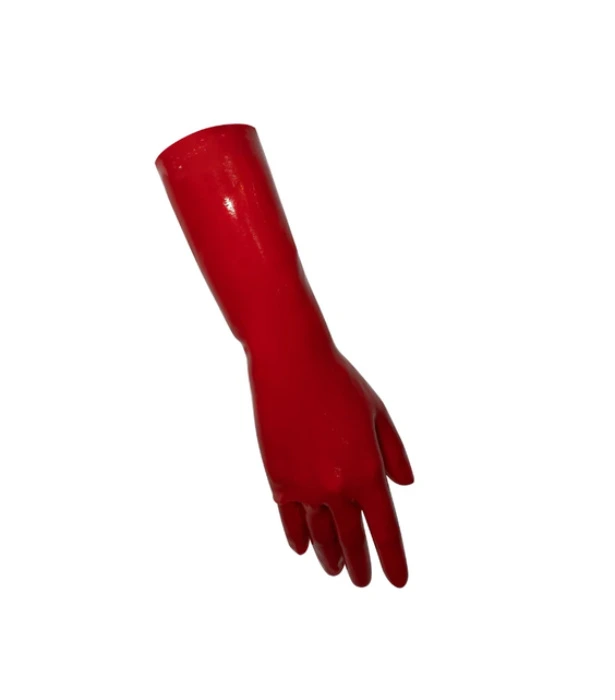Essentially Vex Short Latex Gloves READY TO SHIP - S / Red