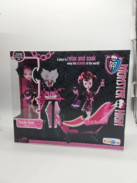 Monster High Draculaura Powder Room Doll Set Toys R Us Exclusive 2011 New in Box