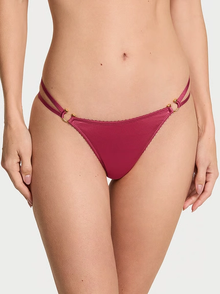 Strappy Ring Hardware Thong Panty