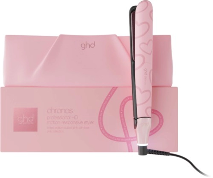 ghd Chronos Limited Edition Hair Straightener in Dusted Pink With Love