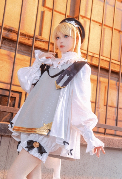 Vocal Rin 2025 Symphonic Skin Cosplay Costume Haut et short avec chapeau et ruban autour du cou