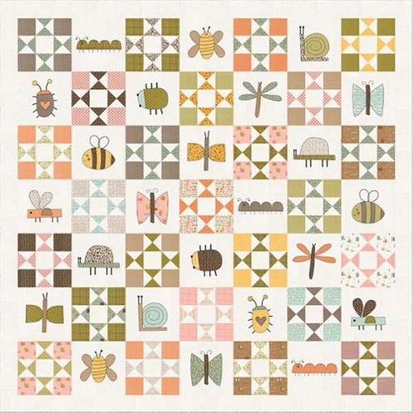 PREORDER - Oct/26 - Bug Collector Quilt Kit