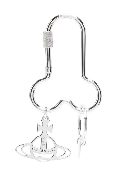 Vivienne Westwood Carabiner keyring - Silver
