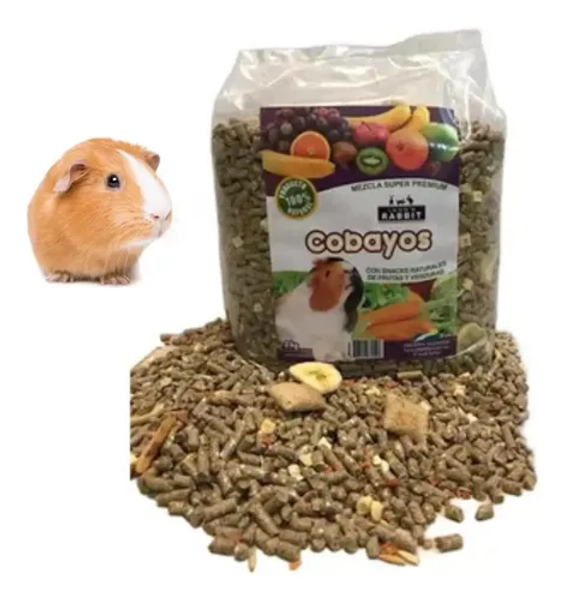 Alimento Para Cobayos Super Premium X 1 Kg Lands Rabbit