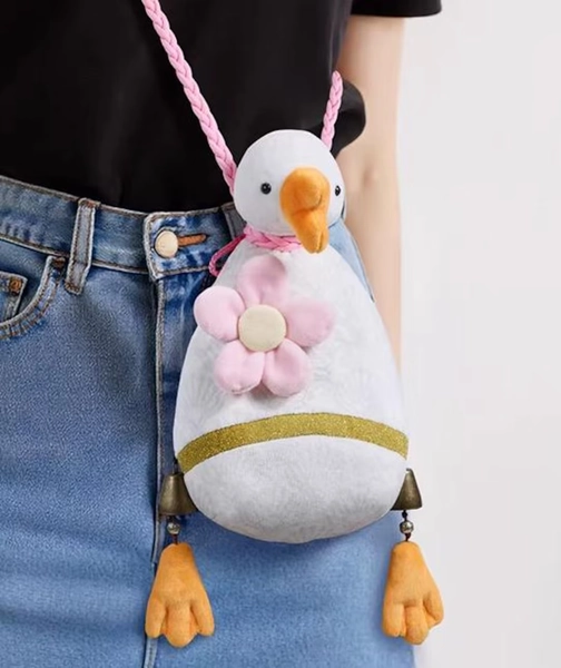 Where Winds Meet - Plush Goose Bag Pouch - Etsy Japan