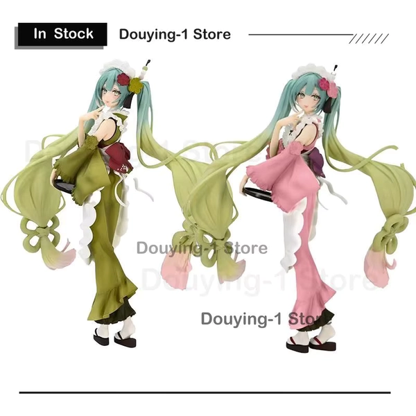 En Existencia FURYU Miku Matcha parfait Ver. Figuras de Colección de Anime, Adornos de Escritorio, Modelo de Juguete - AliExpress