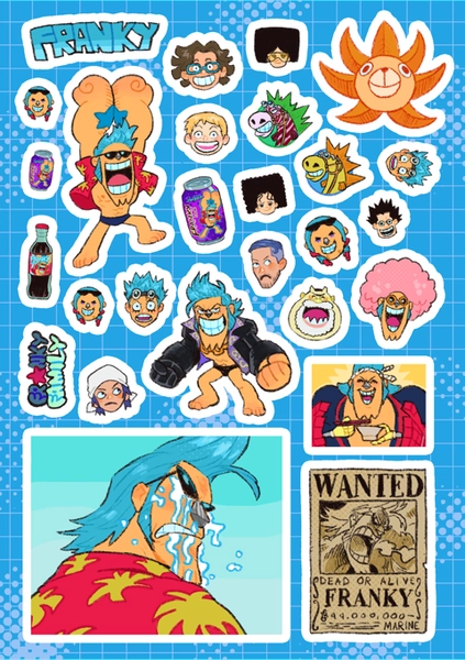 FRANKY Sticker Sheet 