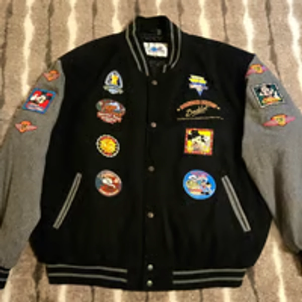 Disney Letterman Jacket Hollywood Pictures Backlot 2XL