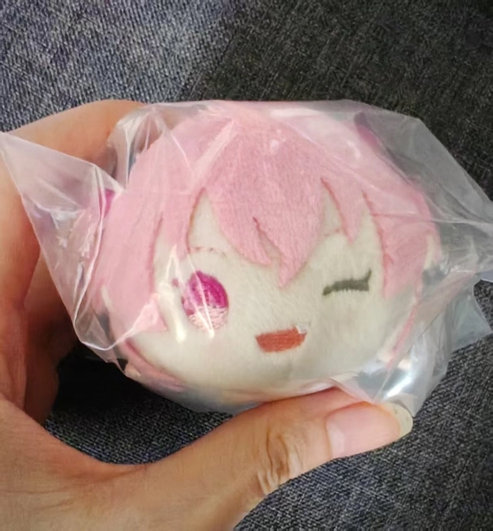 Japan Anime PJSK Project Sekai Colorful Stage Momoi Airi Plush Doll Toy Keychain