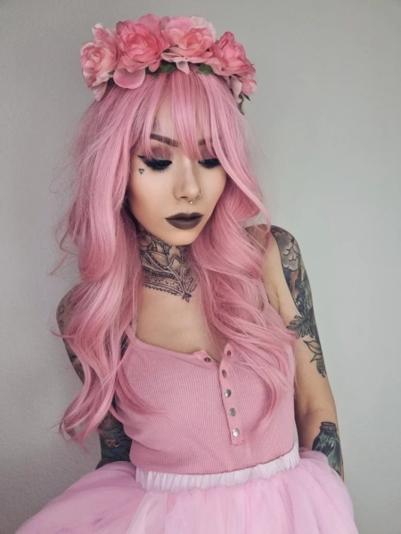 Lush Wigs - Bubblegum Pink
