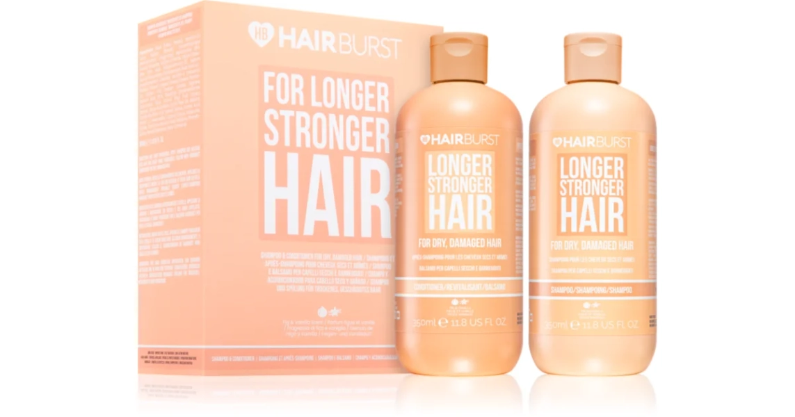 Hairburst Longer Stronger Hair Dry, Damaged Hair Set darčeková sada pre suché a poškodené vlasy | notino.sk