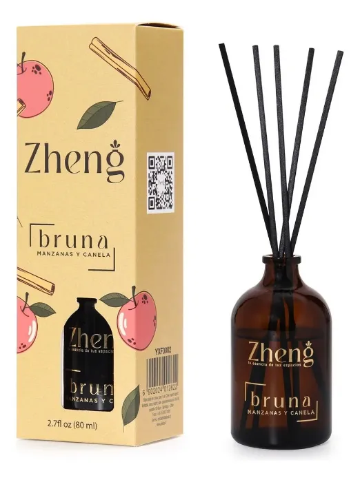 Difusor Ambiental Varillas Zheng - Linea Bruna 80 Ml