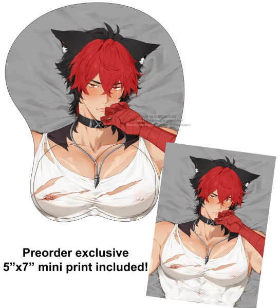 PREORDERS! Komano Manato (Zenless Zone Zero) | Oppai Ergonomic Mousepad