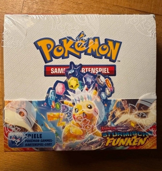 stürmische funken display Pokémon 36 Booster Sealed Deutsch