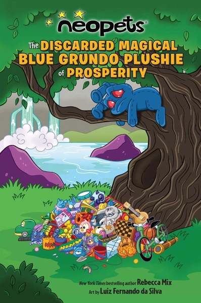 Neopets: The Discarded Magical Blue Grundo Plushie of Prosperity