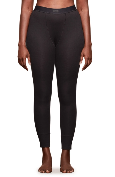 Stretch Cotton Rib Leggings
